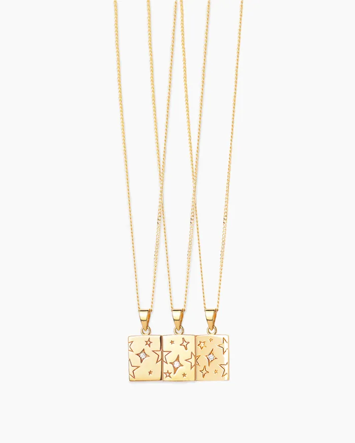 Necklaces Penny Pairs Stars Aligned Necklace Set