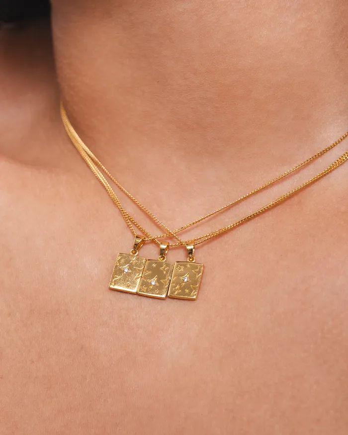 Necklaces Penny Pairs Stars Aligned Necklace Set Necklaces Penny Pairs Stars Aligned Necklace Set