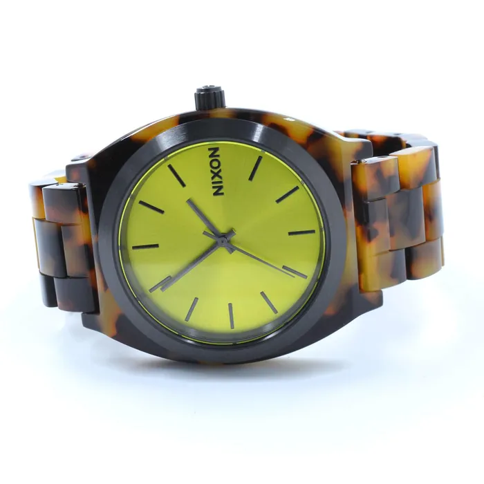 Nixon A3272587 Mens Time Teller Acetate Citron Face Tortoise Bracelet Watch NIXON Bracelets Nixon A3272587 Mens Time Teller Acetate Citron Face Tortoise Bracelet Watch NIXON Bracelets