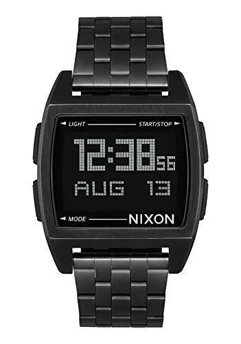 Nixon Mens Bracelet Watch Base Chronograph Digital Dial Black Steel A1107001 Nixon Bracelets Nixon Mens Bracelet Watch Base Chronograph Digital Dial Black Steel A1107001 Nixon Bracelets