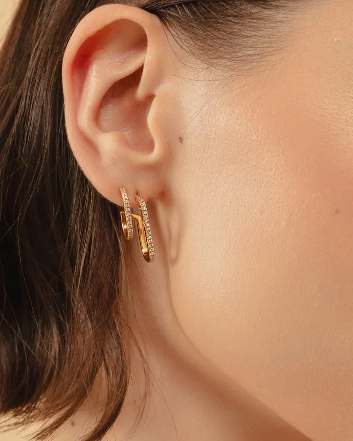 Penny Pairs PreStyled Sets Laura Gold Hoops Penny Pairs PreStyled Sets Laura Gold Hoops