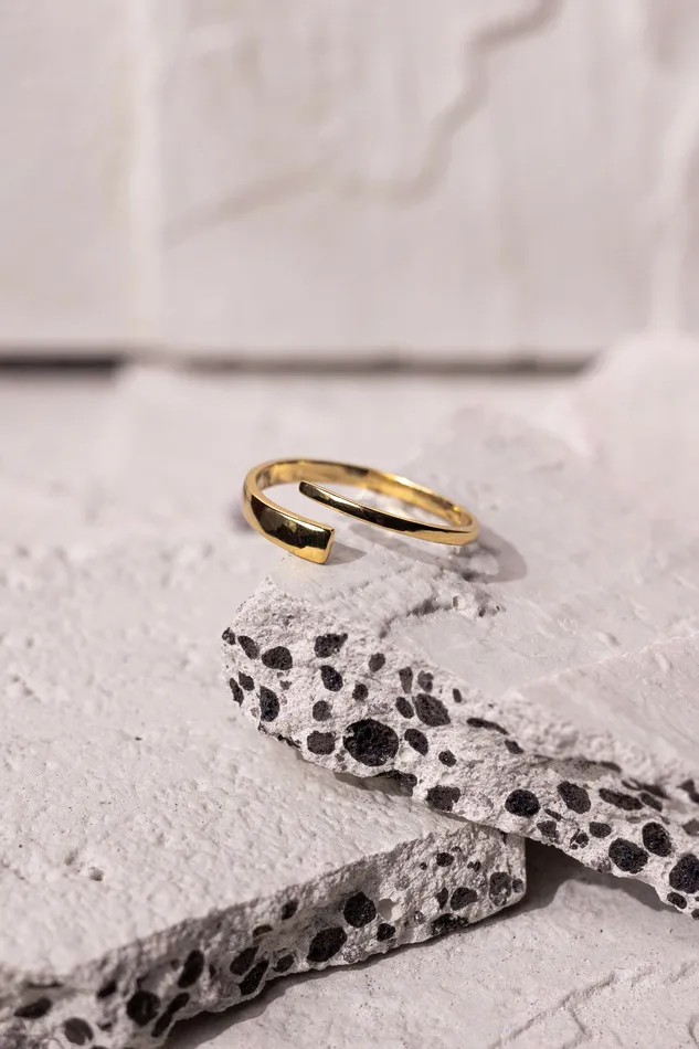 Plain Multisize Ring Gold Kty Rings