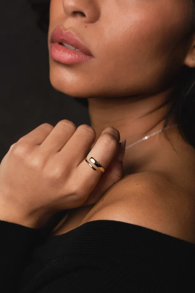 Plain Multisize Ring Gold Kty Rings