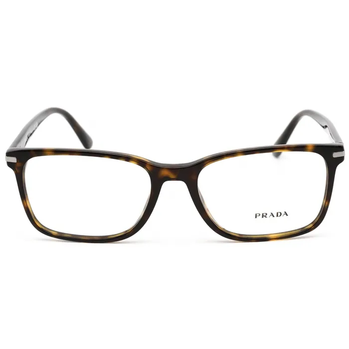 Prada Mens Eyeglasses Tortoise Rectangular Frame Clear Demo Lens 0PR 14WV 2AU1O1 Prada Rings