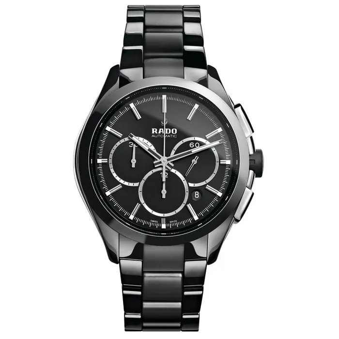 RADO Bracelets Rado Mens Chronograph Watch HyperChrome Black Dial Bracelet R32275152 RADO Bracelets Rado Mens Chronograph Watch HyperChrome Black Dial Bracelet R32275152