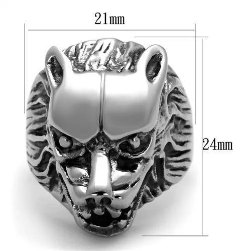 Rings Alamode TK1957 High polished no plating Stainless Steel Ring with No Stone