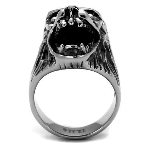 Rings Alamode TK1957 High polished no plating Stainless Steel Ring with No Stone