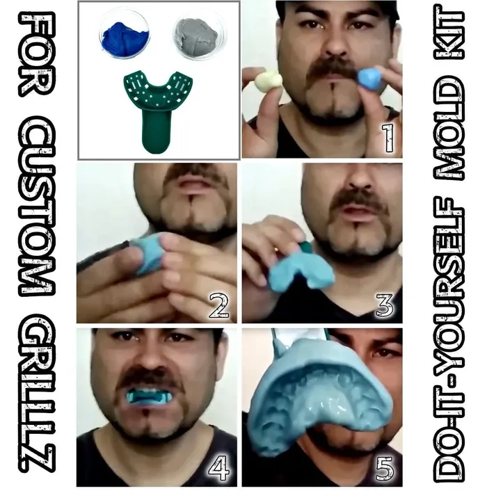 Rings Bling Cartel Admin 925 Sterling Silver Diamond Dust With White Border Custom Grillz