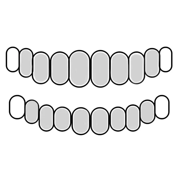 Rings Bling Cartel Admin 925 Sterling Silver Diamond Dust With White Border Custom Grillz