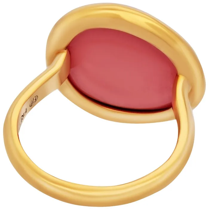 Rings Fred of Paris Fred of Paris Womens Ring Belles Rives RG Rhodochrosite Size 725 4B0814055