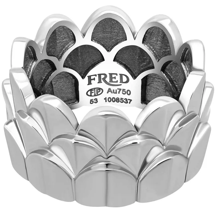 Rings Fred of Paris Fred of Paris Womens Ring Une Ile Dor Triple Arc Motif WG Size 375 4B0747046 Rings Fred of Paris Fred of Paris Womens Ring Une Ile Dor Triple Arc Motif WG Size 375 4B0747046