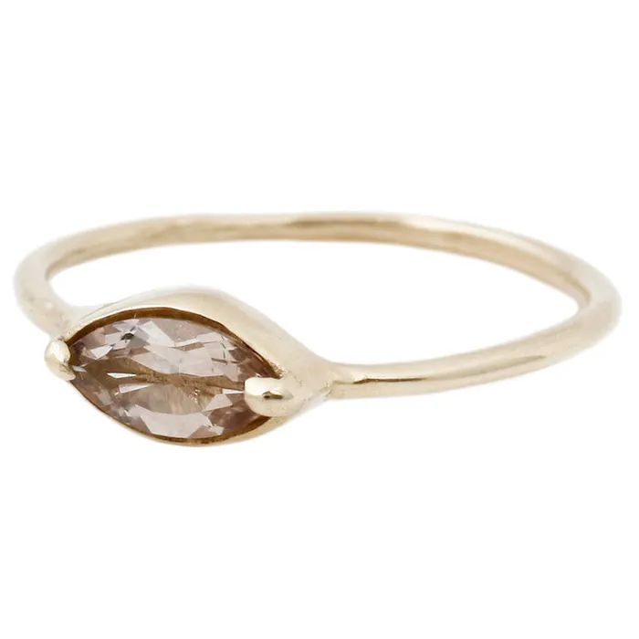 Rings Lauren Wolf Jewelry Marquise Morganite Ring
