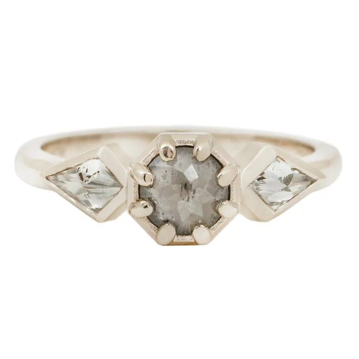 Rings Lauren Wolf Jewelry Shooting Star Three Stone Ring