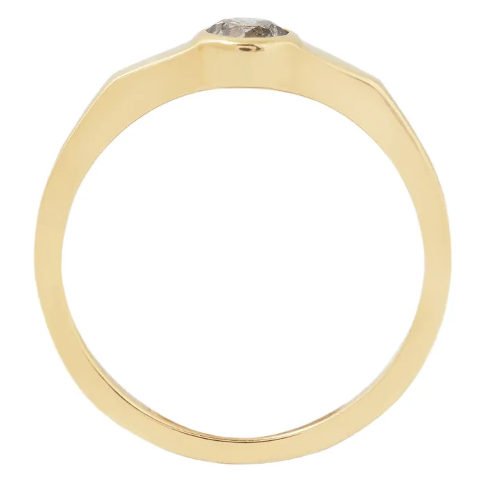 Salt Pepper Diamond Eclipse Ring ESQUELETO Essentials Rings