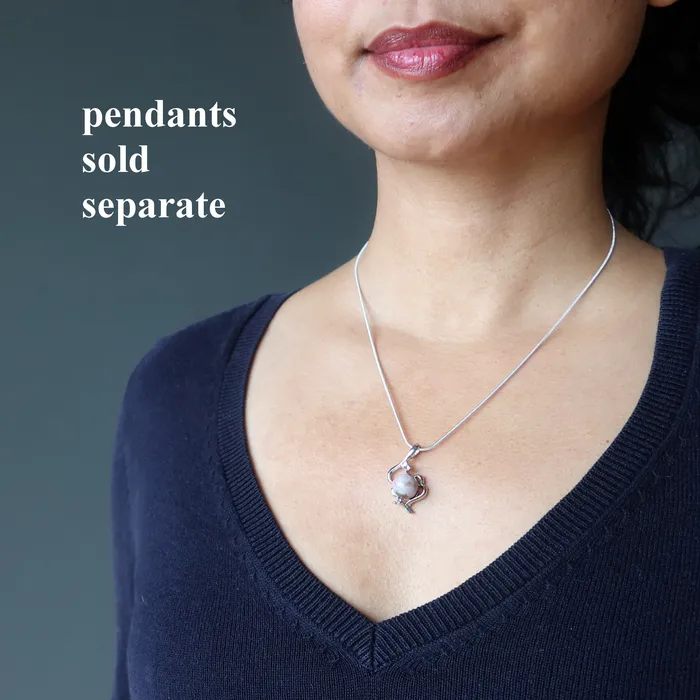 Satin Crystals Necklaces Silver Plated Chain Necklace Simply Splendid Snake