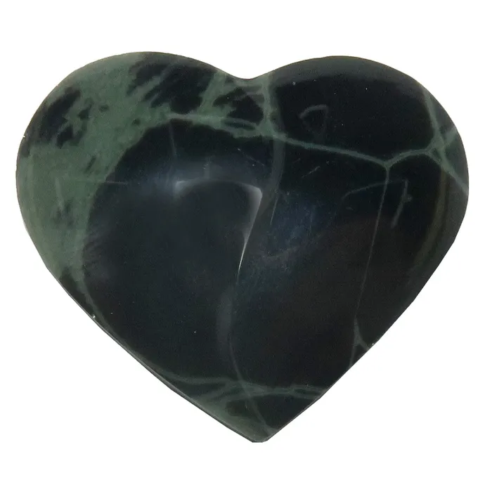 Satin Crystals Necklaces Spiderweb Obsidian Heart Grid Crystal Love Catcher