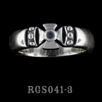 Single Formee Ring with Aquamarine RGS04103 DCJ Rings
