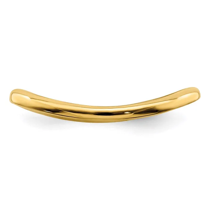 Sterling Silver Stackable Expressions Polished Goldplate Wave Ring QSK713 Stackable Expressions Rings Sterling Silver Stackable Expressions Polished Goldplate Wave Ring QSK713 Stackable Expressions Rings