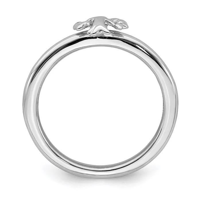 Sterling Silver Stackable Expressions Rhodium Tree Ring QSK1977 Stackable Expressions Rings Sterling Silver Stackable Expressions Rhodium Tree Ring QSK1977 Stackable Expressions Rings