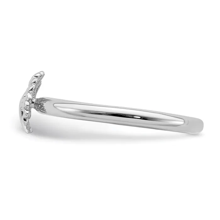 Sterling Silver Stackable Expressions Rhodium Tree Ring QSK1977 Stackable Expressions Rings Sterling Silver Stackable Expressions Rhodium Tree Ring QSK1977 Stackable Expressions Rings