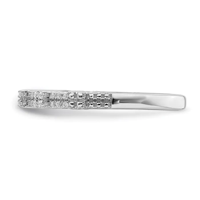 Sterling Silver Stackable Expressions White Topaz Diamond Ring QSK2151 Stackable Expressions Rings Sterling Silver Stackable Expressions White Topaz Diamond Ring QSK2151 Stackable Expressions Rings