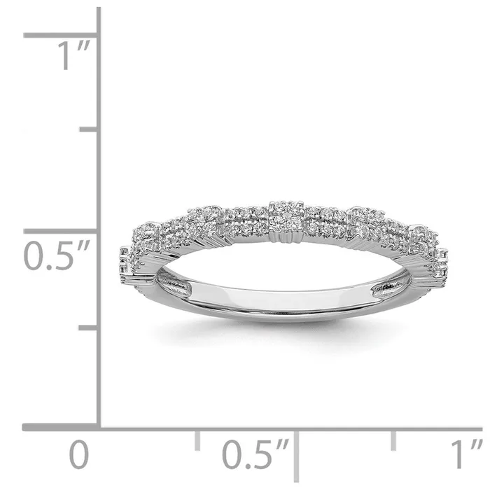 Sterling Silver Stackable Expressions White Topaz Diamond Ring QSK2151 Stackable Expressions Rings Sterling Silver Stackable Expressions White Topaz Diamond Ring QSK2151 Stackable Expressions Rings