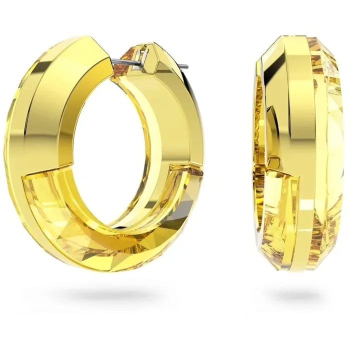 Swarovski Womens Hoop Earrings Lucent Yellow Gold Aluminum Crystals 5633435 Swarovski Earrings Swarovski Womens Hoop Earrings Lucent Yellow Gold Aluminum Crystals 5633435 Swarovski Earrings