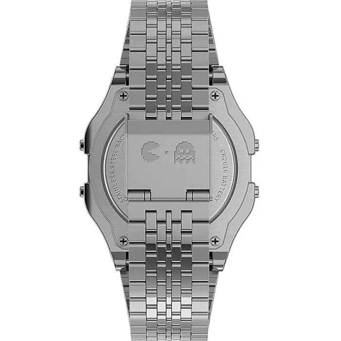 Timex Bracelets Timex Unisex Watch T80 PacMan Grey Digital Dial Silver Tone Bracelet TW2U31900YB Timex Bracelets Timex Unisex Watch T80 PacMan Grey Digital Dial Silver Tone Bracelet TW2U31900YB