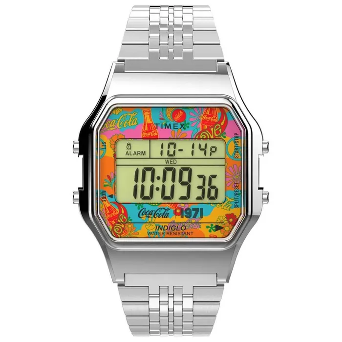 Timex Unisex Watch CocaCola Unity Digital Coke Theme Dial Bracelet TW2V25900N9 Timex Bracelets Timex Unisex Watch CocaCola Unity Digital Coke Theme Dial Bracelet TW2V25900N9 Timex Bracelets