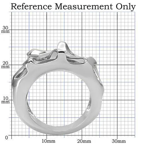 TK146 High polished no plating Stainless Steel Ring with No Stone Alamode Rings