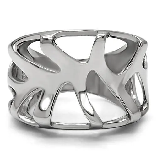 TK146 High polished no plating Stainless Steel Ring with No Stone Alamode Rings