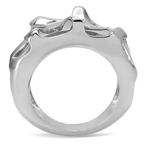 TK146 High polished no plating Stainless Steel Ring with No Stone Alamode Rings