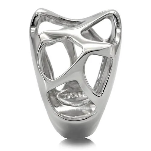 TK146 High polished no plating Stainless Steel Ring with No Stone Alamode Rings