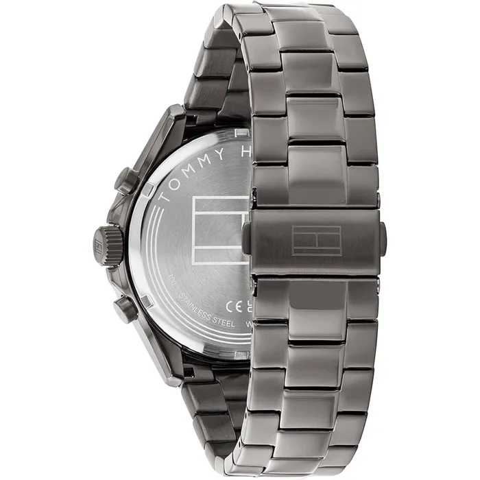 Tommy Hilfiger Tommy Hilfiger Mens Watch Axel Dual Time Grey Stainless Steel Bracelet 1792008 Bracelets Tommy Hilfiger Tommy Hilfiger Mens Watch Axel Dual Time Grey Stainless Steel Bracelet 1792008 Bracelets