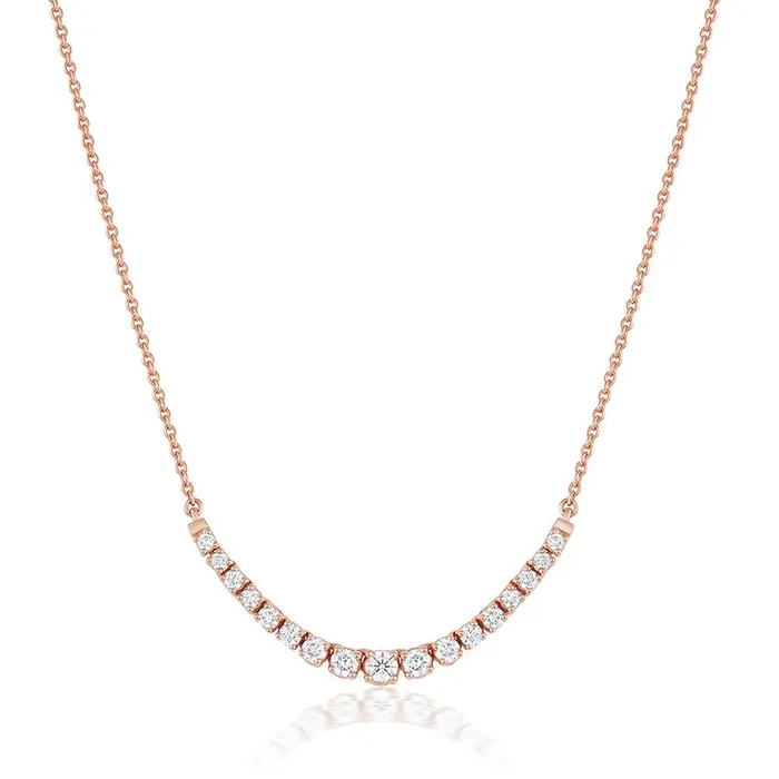 Venus White Diamond Graduated Necklace Marrow Fine Necklaces