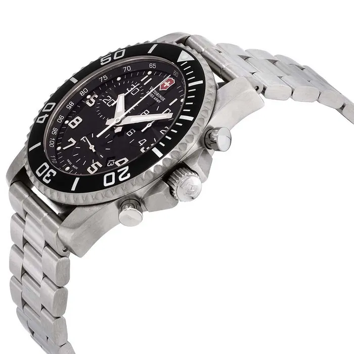 Victorinox Swiss Army Mens Chrono Watch Maverick GS Black Dial Bracelet 241441 Victorinox Swiss Army Bracelets Victorinox Swiss Army Mens Chrono Watch Maverick GS Black Dial Bracelet 241441 Victorinox Swiss Army Bracelets