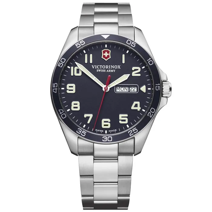 Victorinox Swiss Army Mens Quartz Watch Fieldforce Blue Dial Bracelet 241851 Swiss Army Bracelets Victorinox Swiss Army Mens Quartz Watch Fieldforce Blue Dial Bracelet 241851 Swiss Army Bracelets