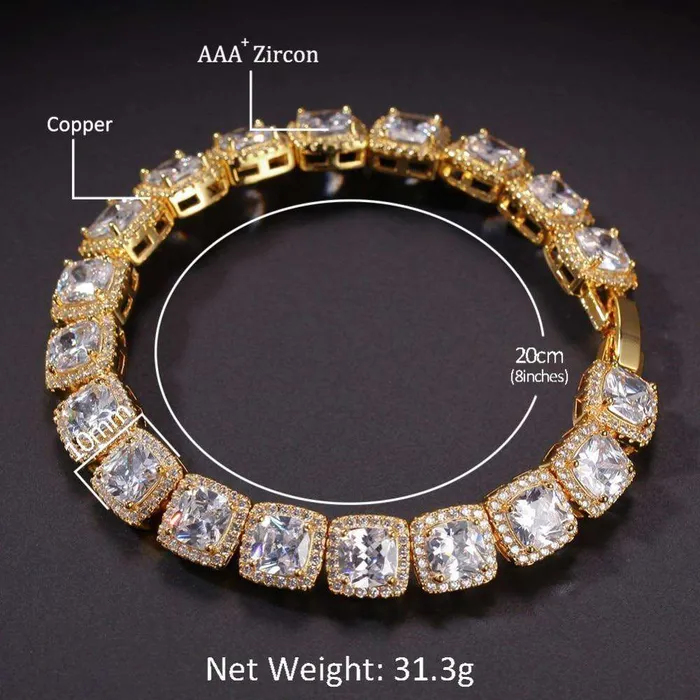 VVS Jewelry Bracelets Thicc 10mm Drippin Tennis Bracelet VVS Jewelry Bracelets Thicc 10mm Drippin Tennis Bracelet