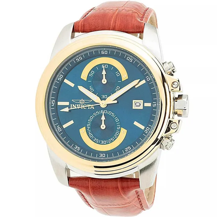 Watches Invicta Mens Quartz Watch Specialty Chronograph Blue Dial Leather Strap 37579 Invicta Watches Invicta Mens Quartz Watch Specialty Chronograph Blue Dial Leather Strap 37579 Invicta