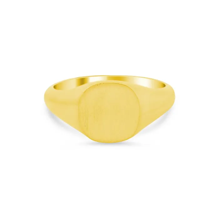Womens Square Signet Ring Small deBebians Rings