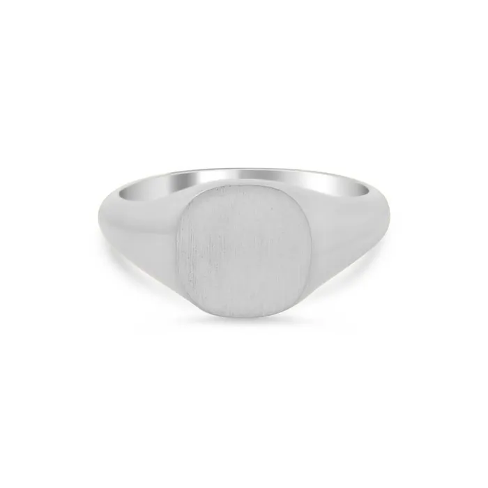 Womens Square Signet Ring Small deBebians Rings