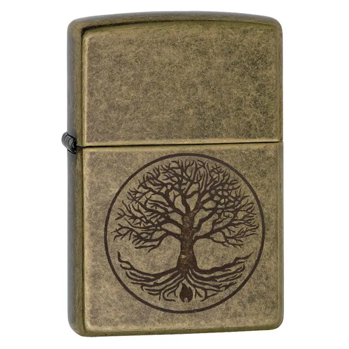 Zippo Necklaces Zippo Windproof Pocket Lighter Tree of Life Antique Brass 29149 Zippo Necklaces Zippo Windproof Pocket Lighter Tree of Life Antique Brass 29149