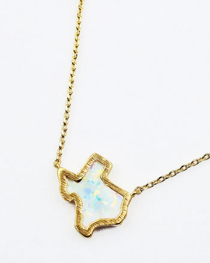 050520230408 Necklaces Texas Map Delicate Layering Necklace 050520230408 Necklaces Texas Map Delicate Layering Necklace