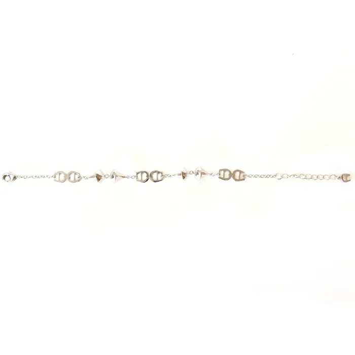 Aigner Bracelets Aigner A Logoi Silver Bracelet