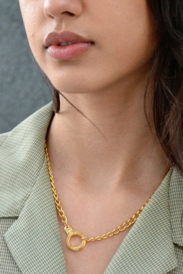 Air Anchor Necklaces Sterling Silver Heritage Chain Necklace with Cuff Keeper Air Anchor Necklaces Sterling Silver Heritage Chain Necklace with Cuff Keeper