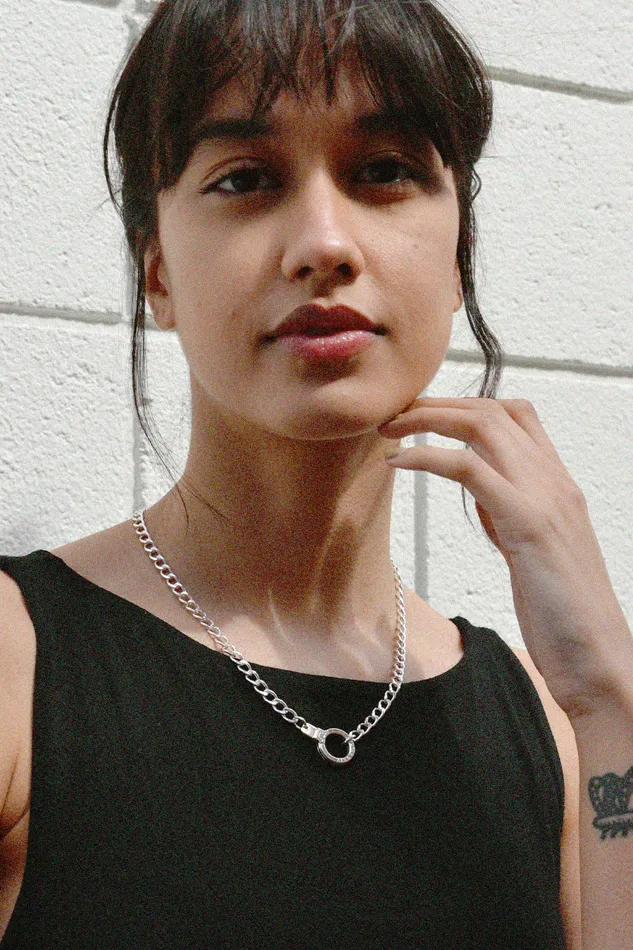 Air Anchor Necklaces Sterling Silver Heritage Chain Necklace with Cuff Keeper Air Anchor Necklaces Sterling Silver Heritage Chain Necklace with Cuff Keeper