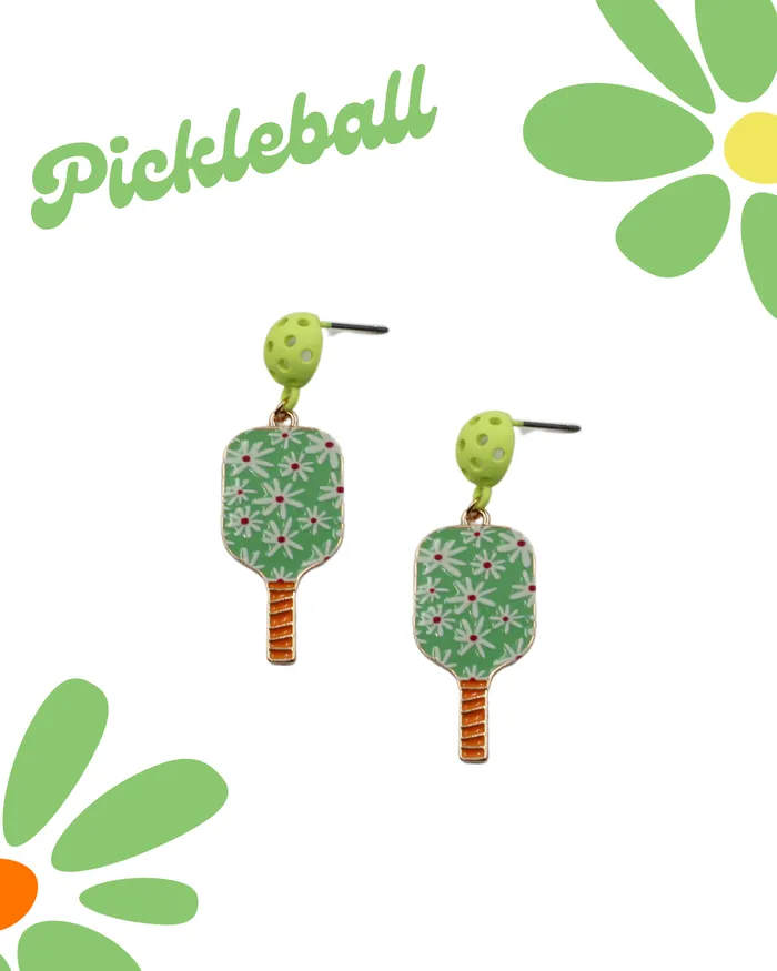 AUG2024 Earrings Pickleball Earrings