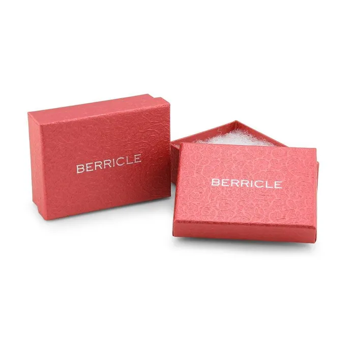 BERRICLE Earrings Silicone Earring Backs in Sterling Silver 2 Pairs
