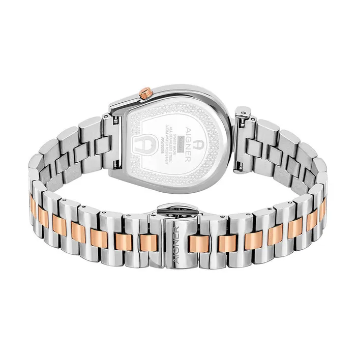 Bracelets Aigner Aigner Sassari Womens Silver Dial Stainless SteelRose Gold Bracelet Watch Bracelets Aigner Aigner Sassari Womens Silver Dial Stainless SteelRose Gold Bracelet Watch