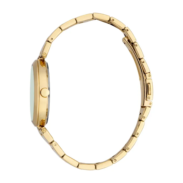 Bracelets Esprit ESPRIT Womens Gold Watch with Dark Green Dial and Gold Metal Bracelet Bracelets Esprit ESPRIT Womens Gold Watch with Dark Green Dial and Gold Metal Bracelet
